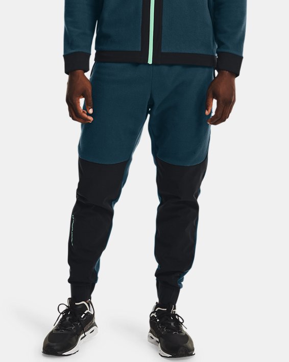 Men's UA RUSH™ Fleece Pants, Blue, pdpMainDesktop image number 1